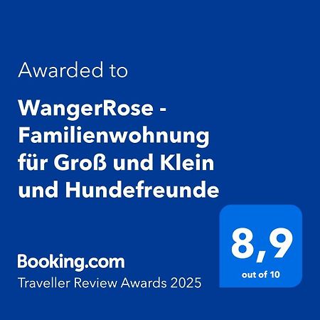 Wangerrose - Familienwohnung Fuer Gross Und Klein Und Hundefreunde Wangerooge Ngoại thất bức ảnh